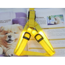 yellow lighting pet collar making supplies led dog harness